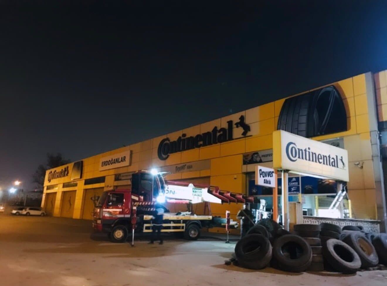 Continental · Erdoğanlar — Kompozit Cephe + Kutu Harf — Adana